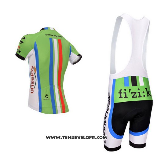 2014 Maillot Ciclismo Cannondale Champion Nouvelle Zelande Manches Courtes et Cuissard